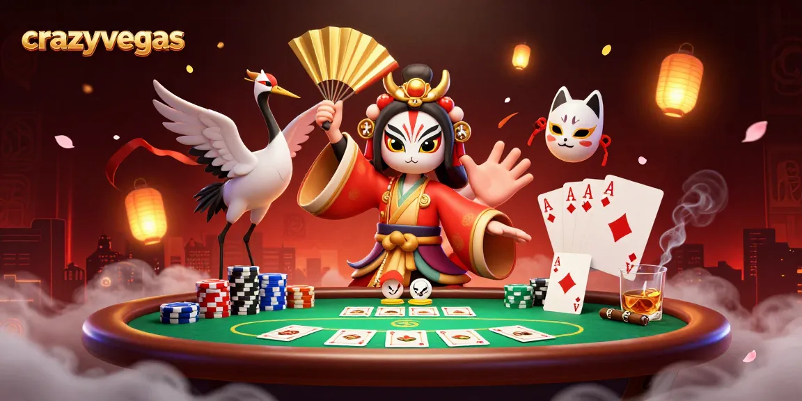 Experience thrilling blackjack action at crazyvegas with dynamic characters and vibrant casino elements.