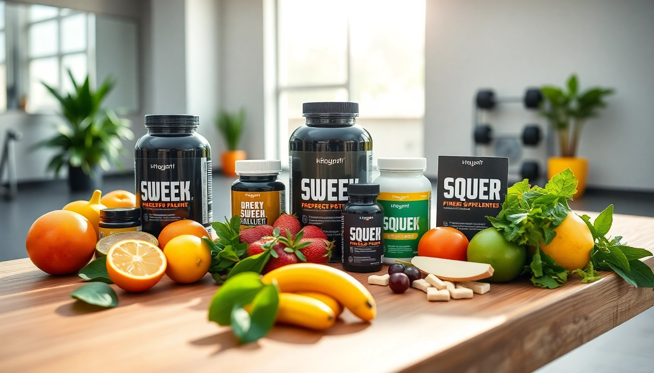 Hilma biocare supplements displayed with fresh fruits to promote healthy living.