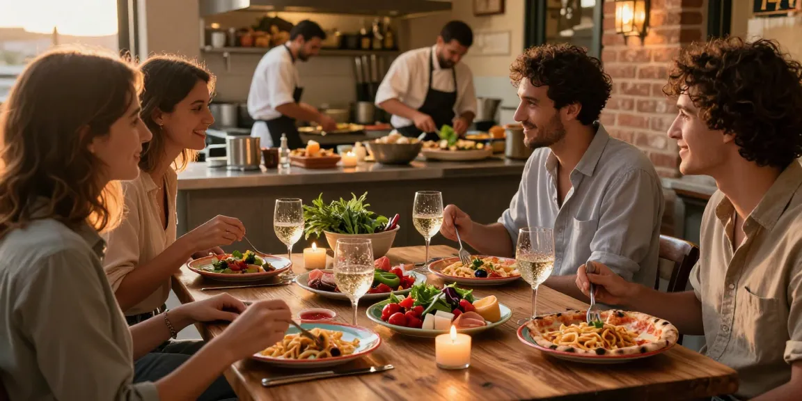 Enjoy authentic Italian pizza and pasta at Pizzeria Madera, a warm gathering spot featuring pg soft delights in an inviting atmosphere.