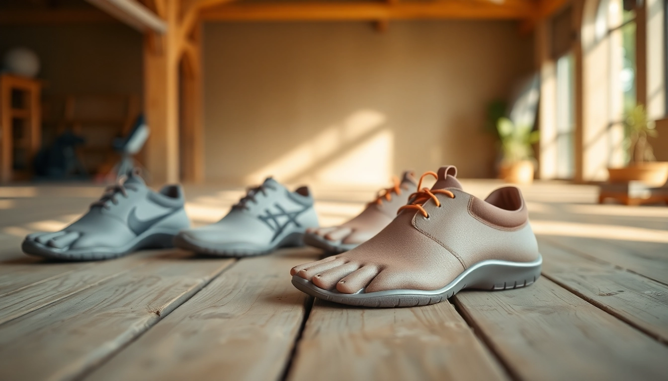 Bequeme Barefoot Schuhe in natürlicher Umgebung präsentieren, ideal für aktives Leben.