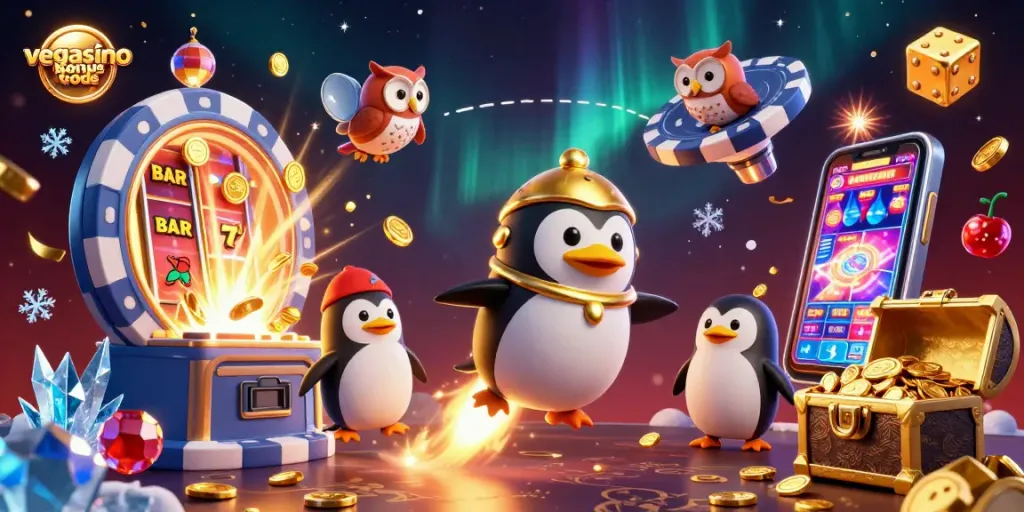 Play with exclusive vegasino bonus code for amazing casino wins and jackpots while enjoying vibrant gaming elements.