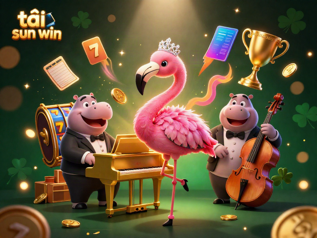 Experience thrilling excitement as you tải sun win at an interactive casino with vibrant characters and dynamic elements.