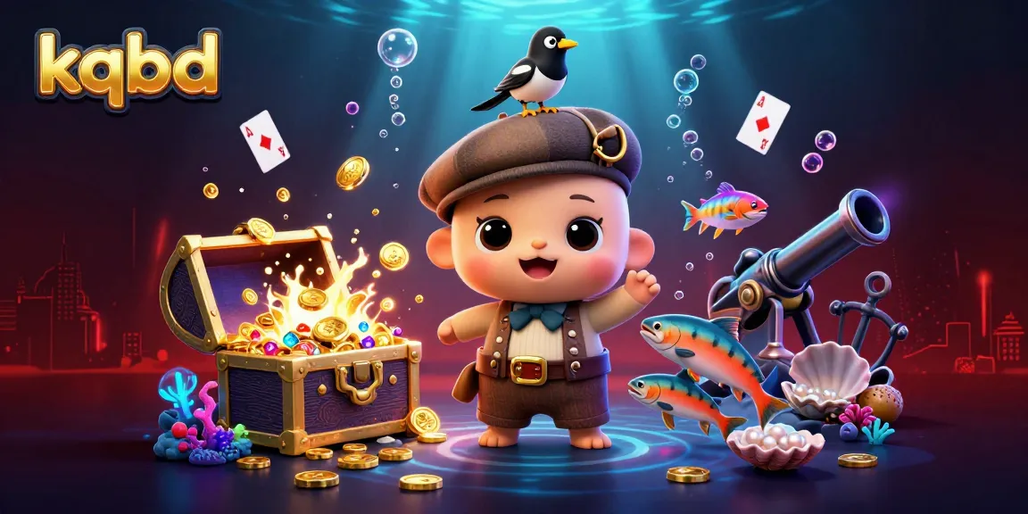 KQBD showcases vibrant scenes of casino excitement with playful characters and dynamic elements.