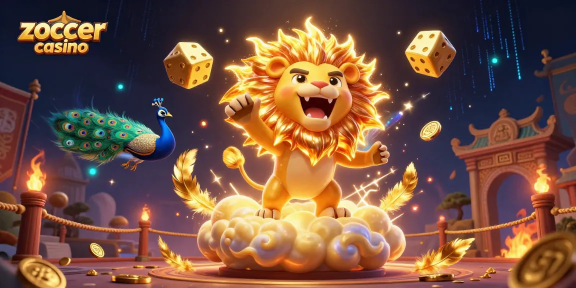 Experience zoccer casino's thrilling atmosphere with our vibrant 3D illustration featuring dynamic characters and game elements.