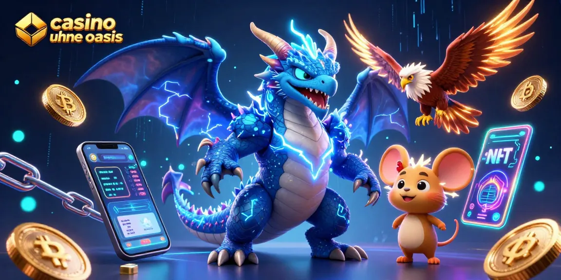 Play and win at casino ohne oasis with vibrant crypto themes and dynamic characters in action.