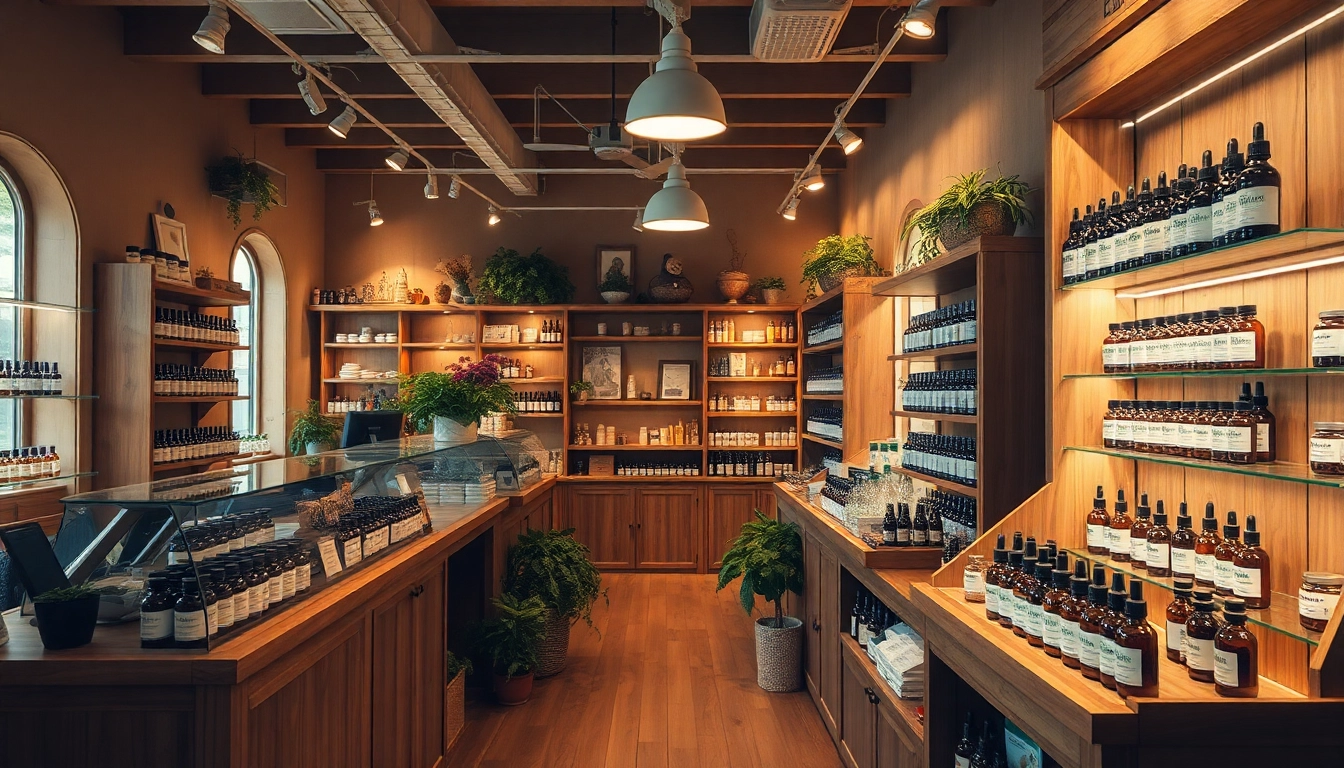 CBD Produkte im Alltag erleben – entspannende CBD Waren in einem Schweizer Geschäft.