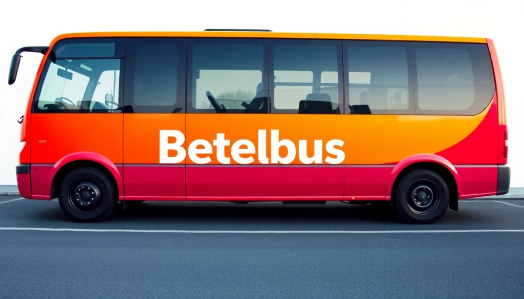 Bestelbus bestickeren mit einzigartigem Design, der das Logo für erhöhte Sichtbarkeit hervorhebt.
