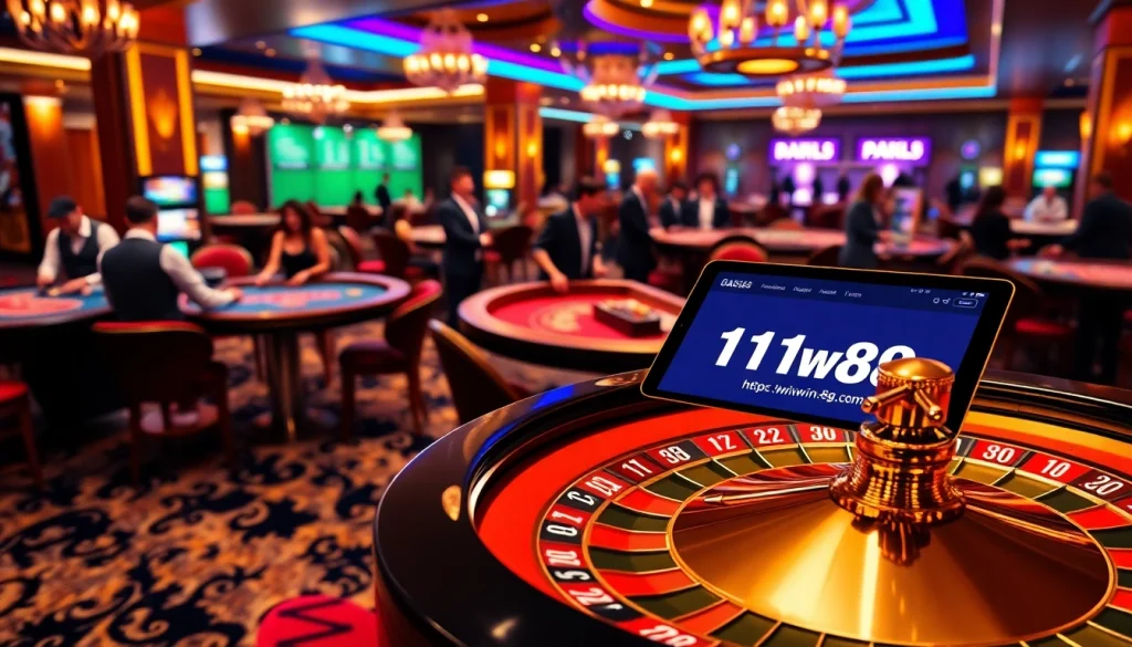 Winning at the casino with excitement on https://11win68.com/ while playing roulette and poker.