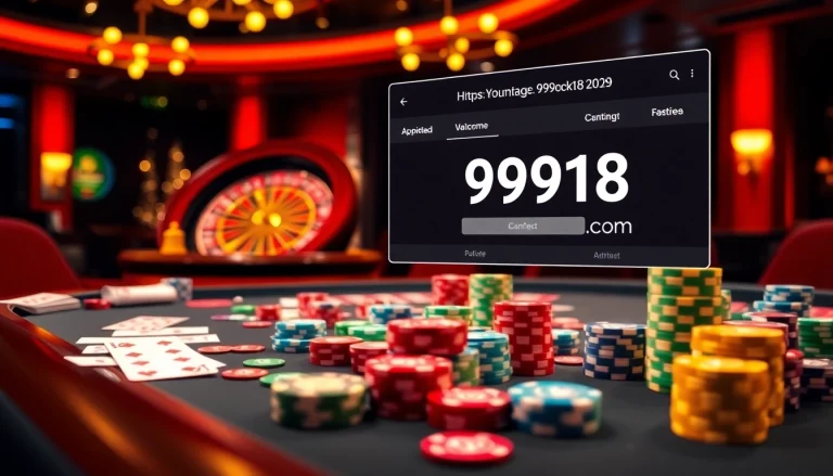 Engage in thrilling gameplay at https://99ok18.com/ with an exquisite casino environment featuring poker action.