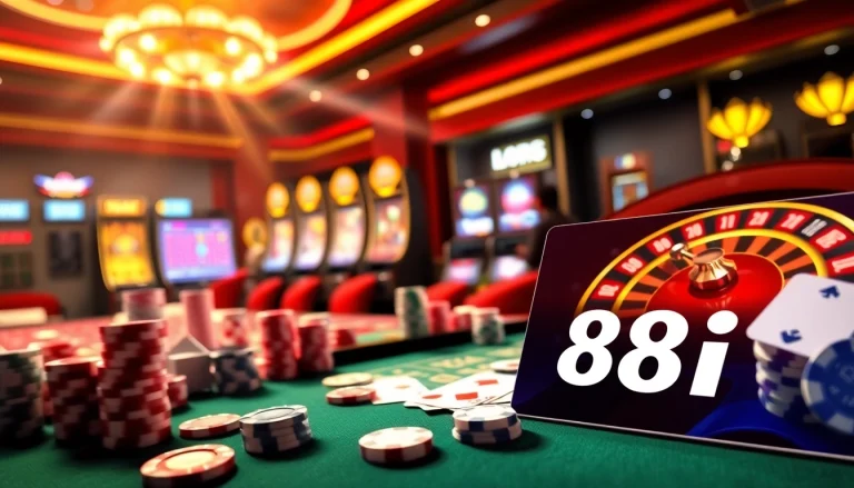 Engage with 88i's thrilling online casino experience with vibrant tables and modern interfaces.