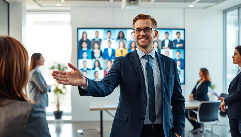 Headhunter Schweiz berät Kunden in einem modernen Büro mit hochqualifizierten Kandidaten.