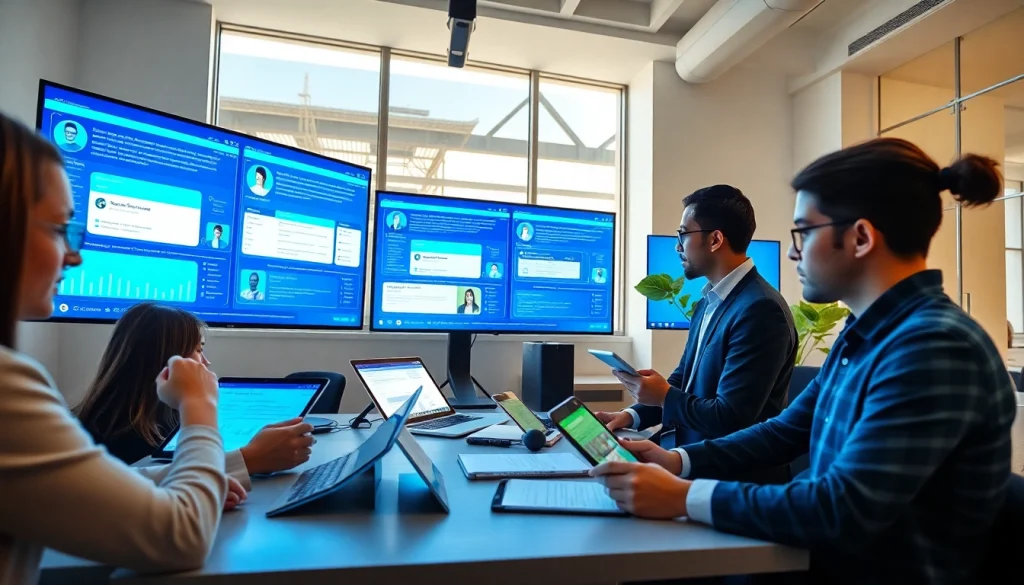 客服专业人员在美洽官网上使用先进技术，以提升客户互动体验。