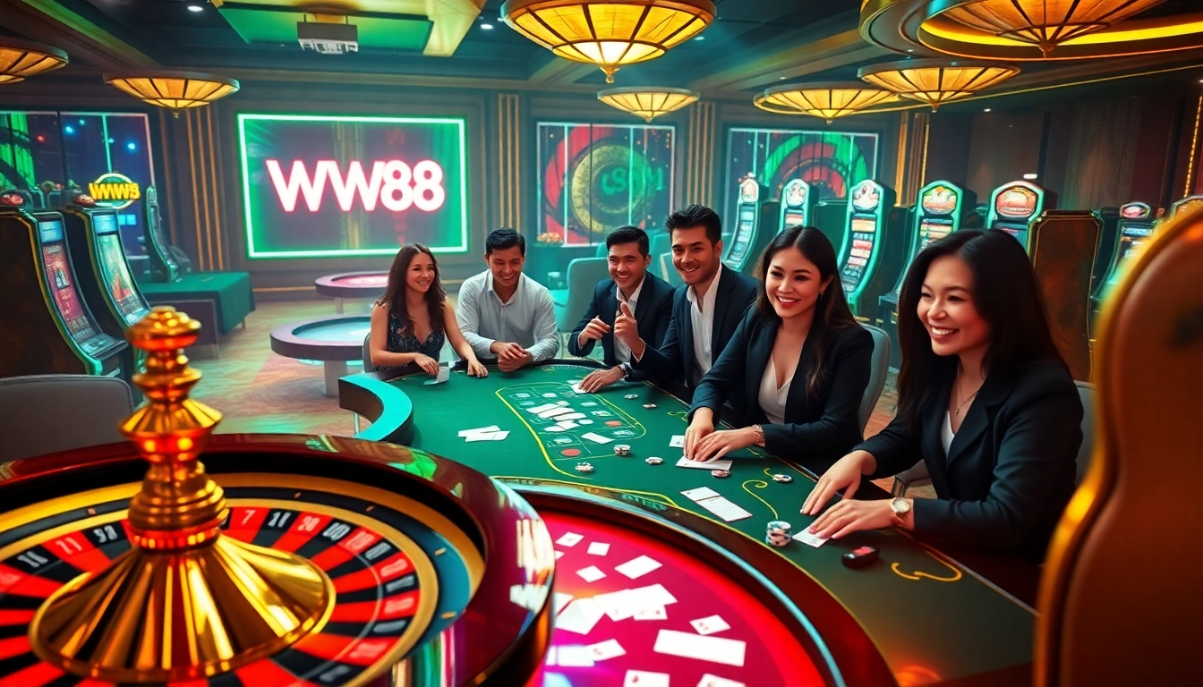 Experience thrilling moments at WW88 casino with exciting games and vibrant atmosphere.