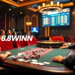 Gambling enthusiasts enjoying a professional gaming experience at 68WIN Casino.