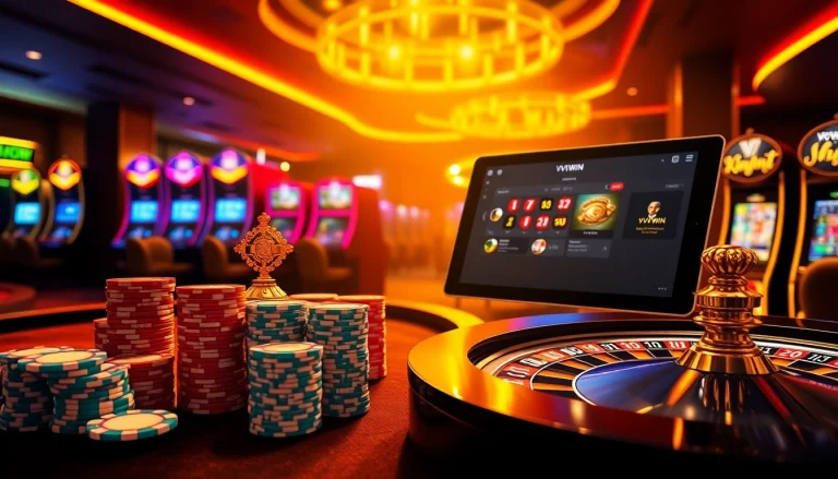 Experience excitement and luxury at VVVWIN with vibrant slots and roulette.