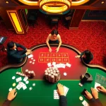 Bong99 betting scene showcasing engaging professional gamblers and exciting casino games.