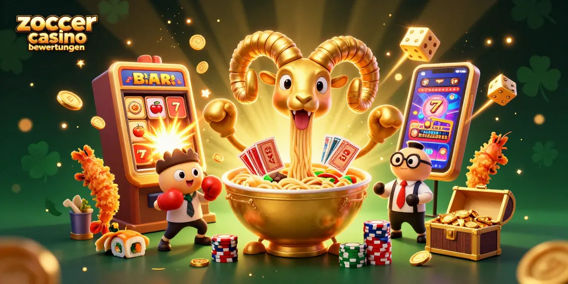 Experience the vibrant excitement of zoccer casino bewertungen with colorful characters and casino elements.